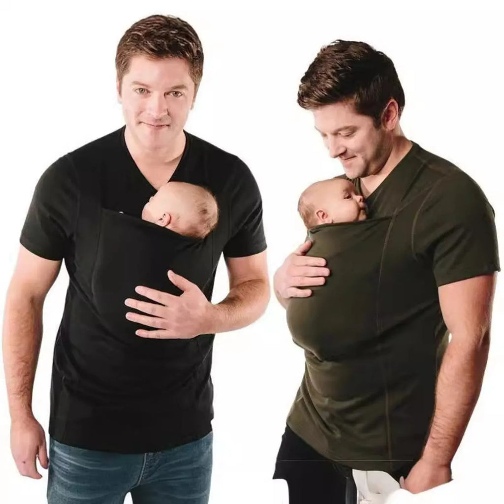 Green loose-fit round neck short sleeved cotton casual top on a hanger.