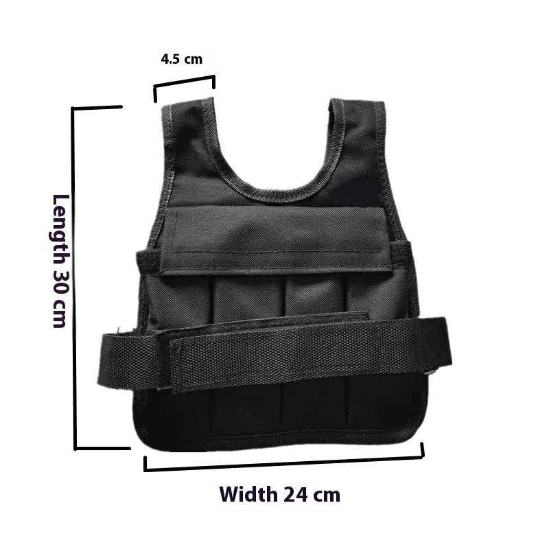 Children's thin shirt-style adjustable sand weight vest for training.