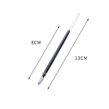 Automatic fade pen set showing pen holder, case, and eight refill units for temporary marking.