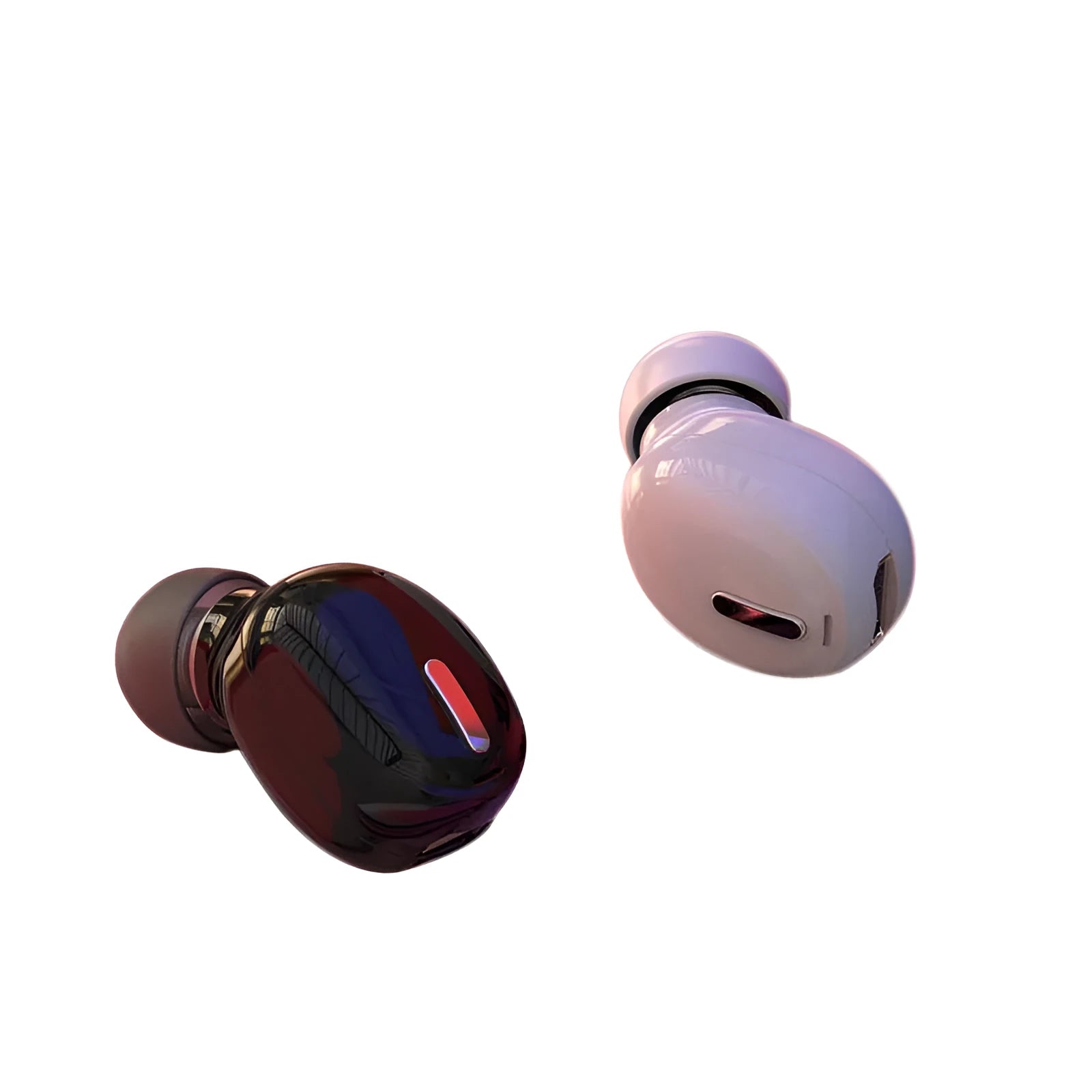 X9 single ear Bluetooth headset in black or white with earplug-style design