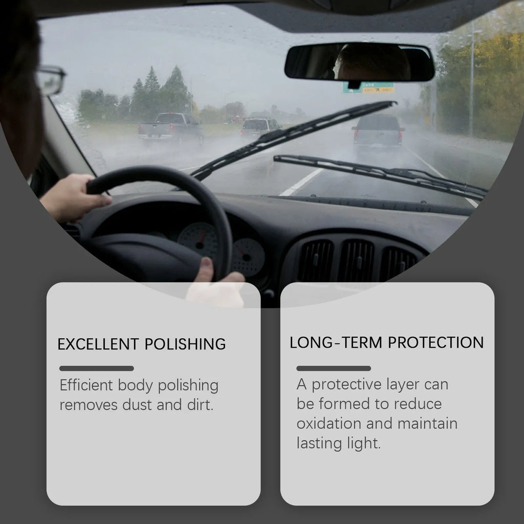 Automotive nano coating polish 120ml bottle with blue microfibre towel for car paint protection