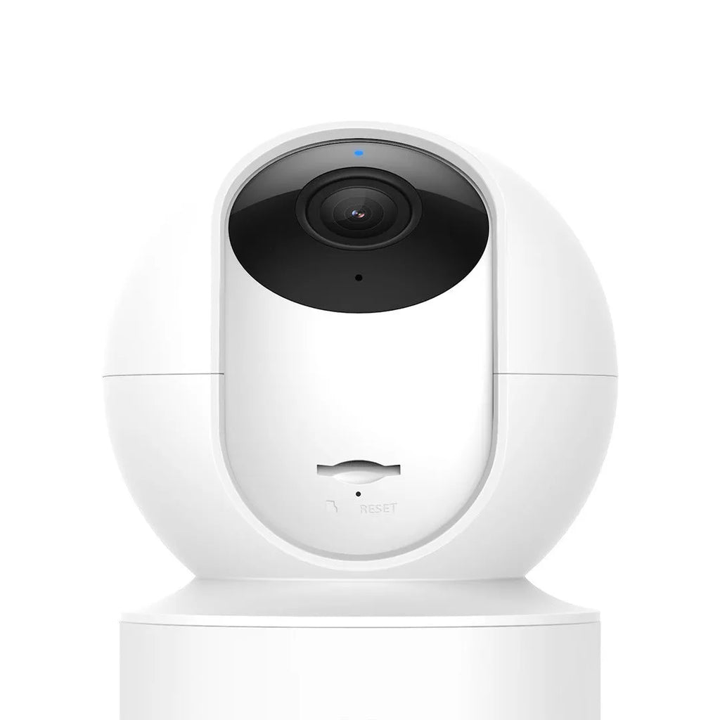 White Xiaobai Smart Camera indoor security unit showing lens and compact design.