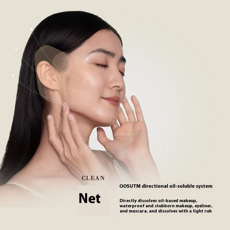 Plant extract cleansing cream for facial eye and lip makeup removal with two boxes and portable bags