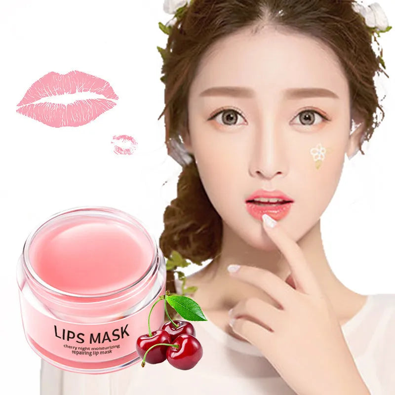 Boxed lip mask product for moisturising and nourishing dry lips, 20-30g net content