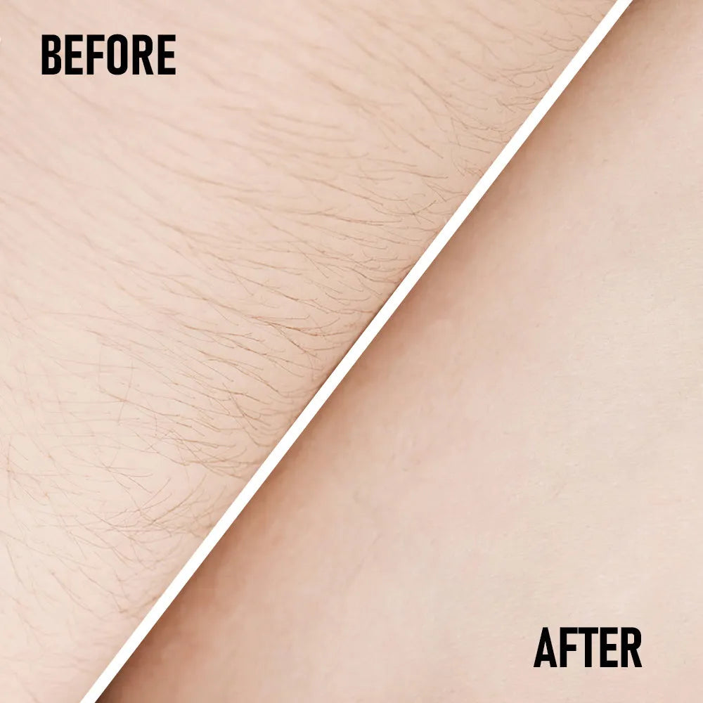 PHOFAY pain-free hair removal cream tube with applicator scraper
