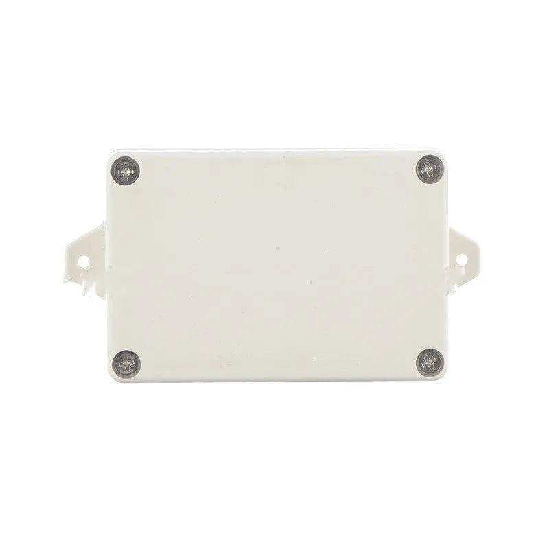 Grey ABS plastic IP65 waterproof instrument box for security system components.