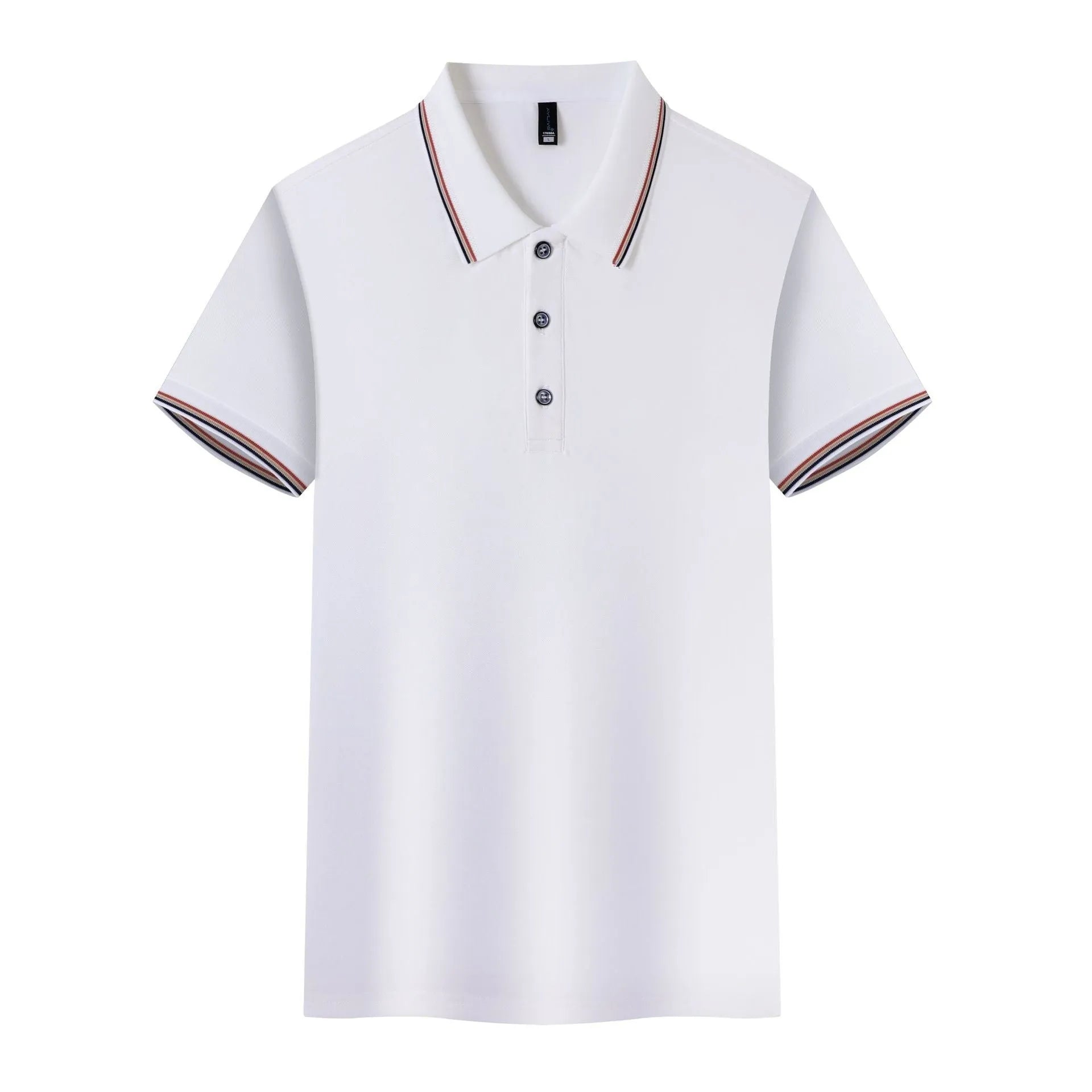 Ice silk polo shirt in solid colour with cooling copper ammonia fibre fabric