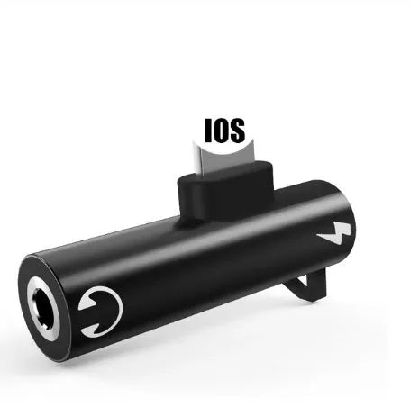 Lightning to 3.5mm headphone adapter for iPhone in multiple colour options