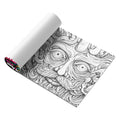 Acid tour colour painting book showing 200mm length paper sketchbook for drawing