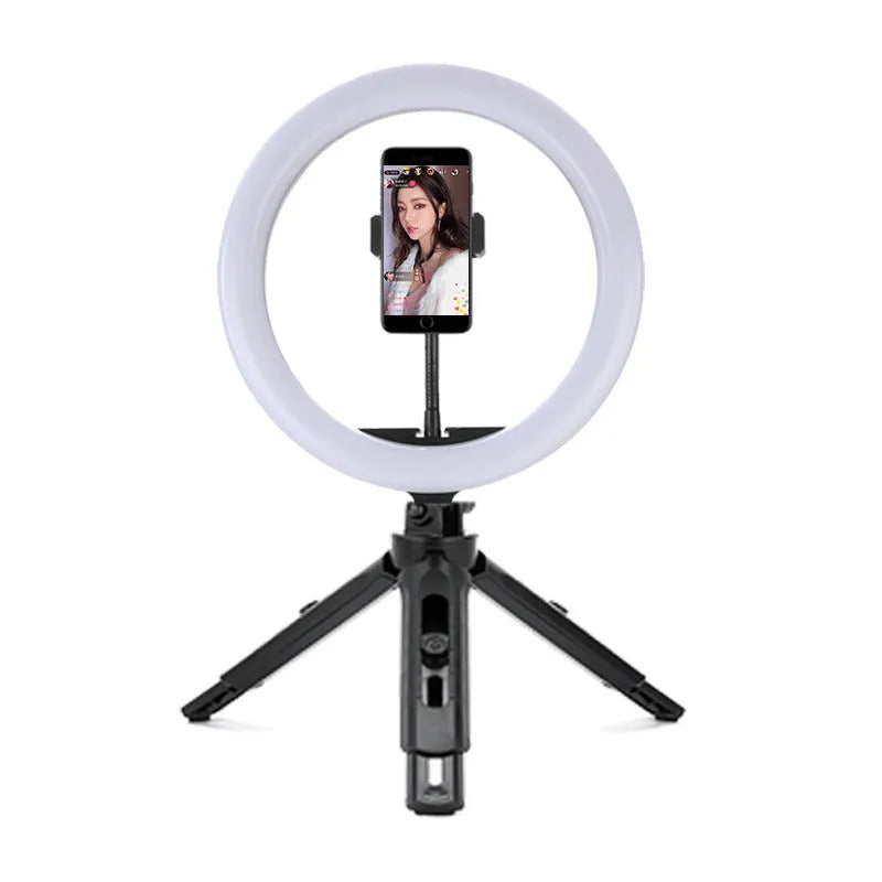 10 inch ring selfie beautifying light with metal bracket for smartphone photography