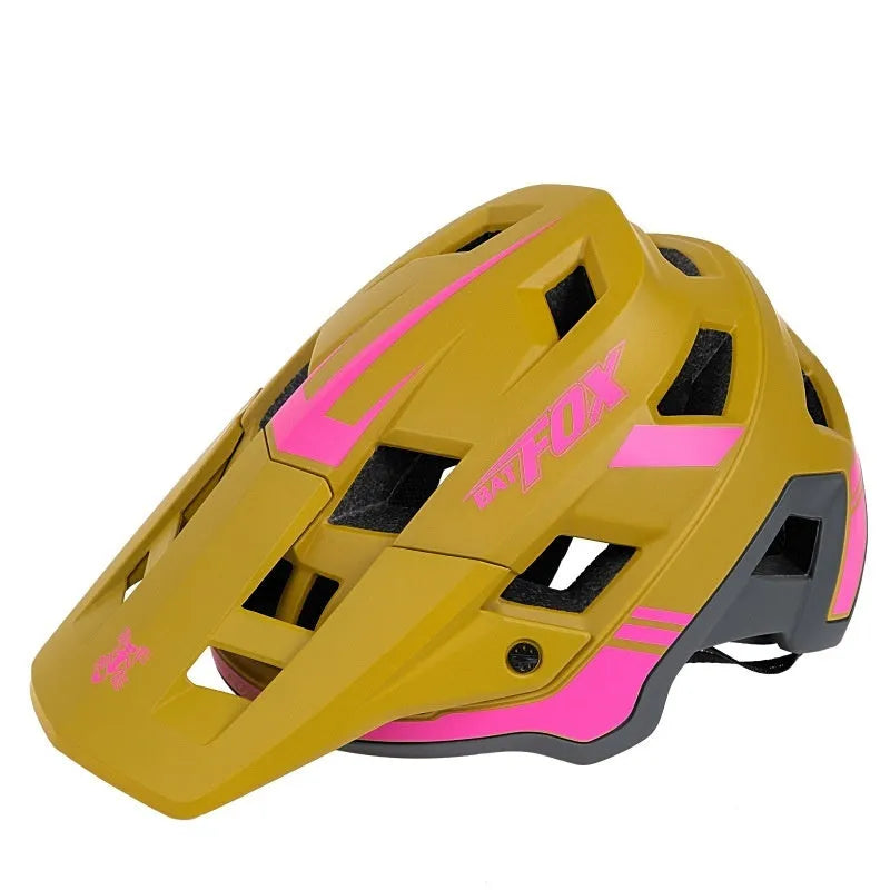 Lightweight integrated bicycle helmet for adults, L size 58-61 cm, available in army green colour