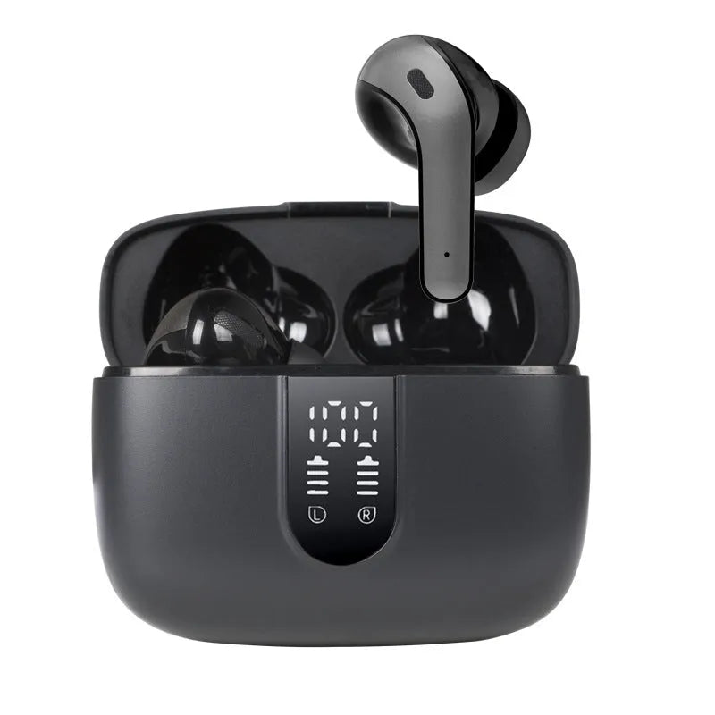 Jerry X08 wireless Bluetooth earbuds with charging case in black, grey or white colours