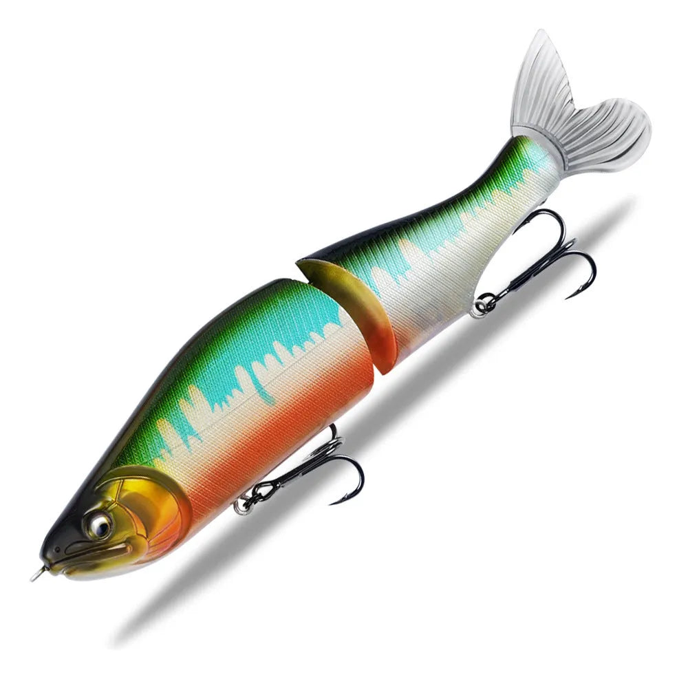185mm soft plastic fishing bait showing colour variations for bass fishing