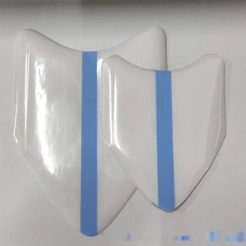 Transparent aircraft-shaped PE film anti-wear stickers for inner thigh moisture protection in multiple pack sizes