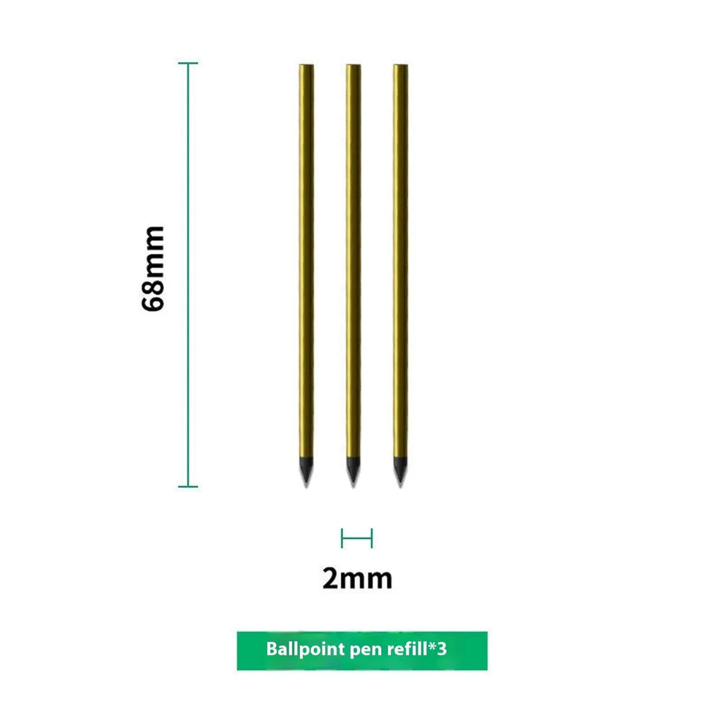 Pack of loose leaf spiral notebook refill paper with metal pen cores and Zodiac Forest Paper.
