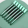 9.5cm stainless steel hair root fluffy clip in matte black for volumising roots