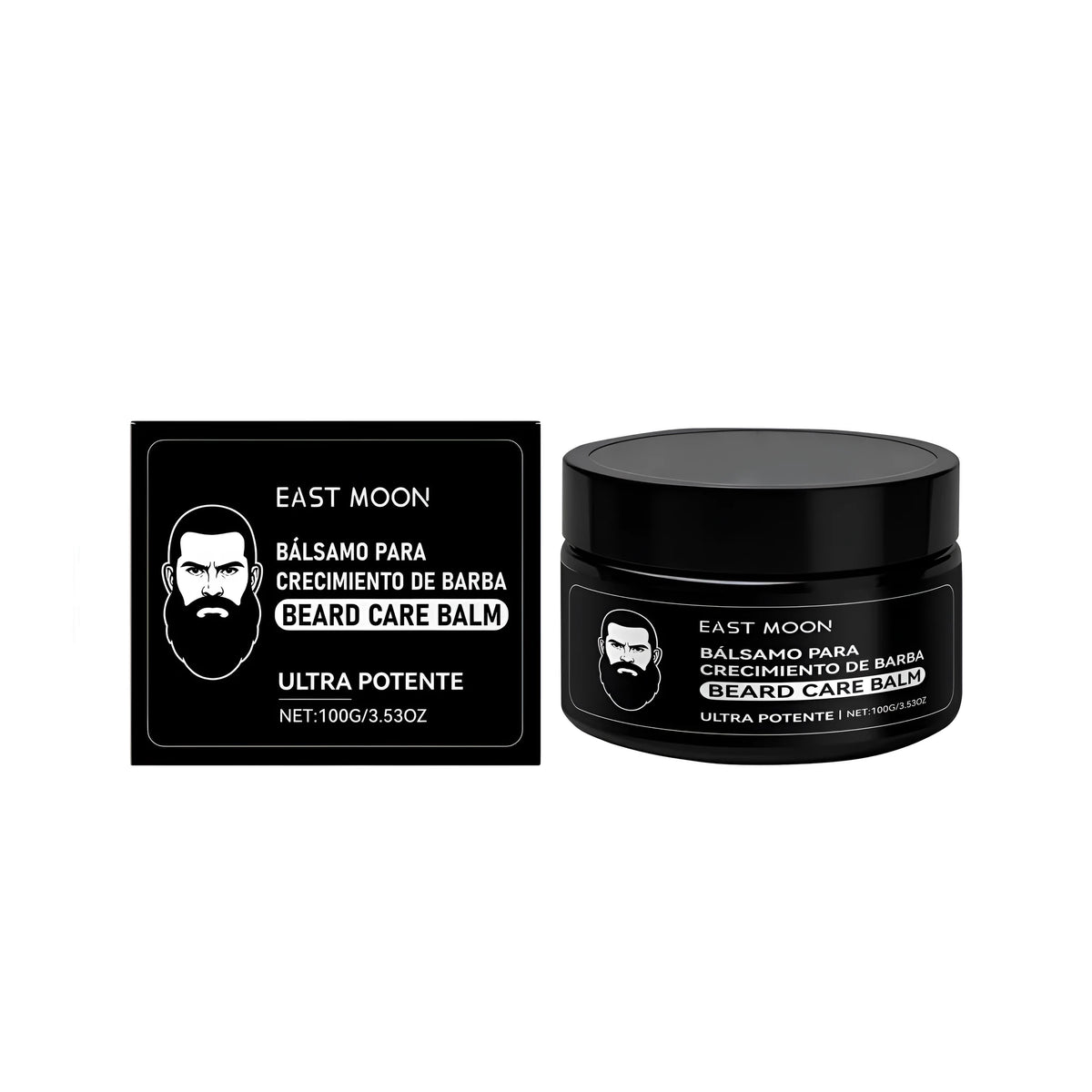Men's plant extract beard repair cream 100g tub with macagan extract collagen and Moroccan nut oil