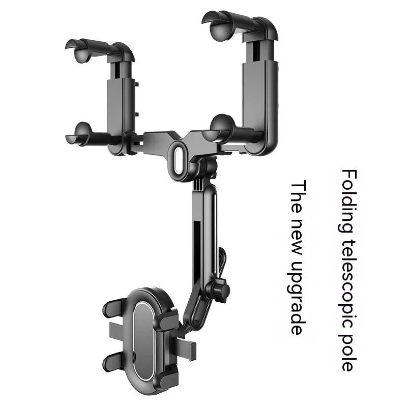 Black ABS automobile rear view mirror bracket for 7th generation upgraded folding rod mirrors