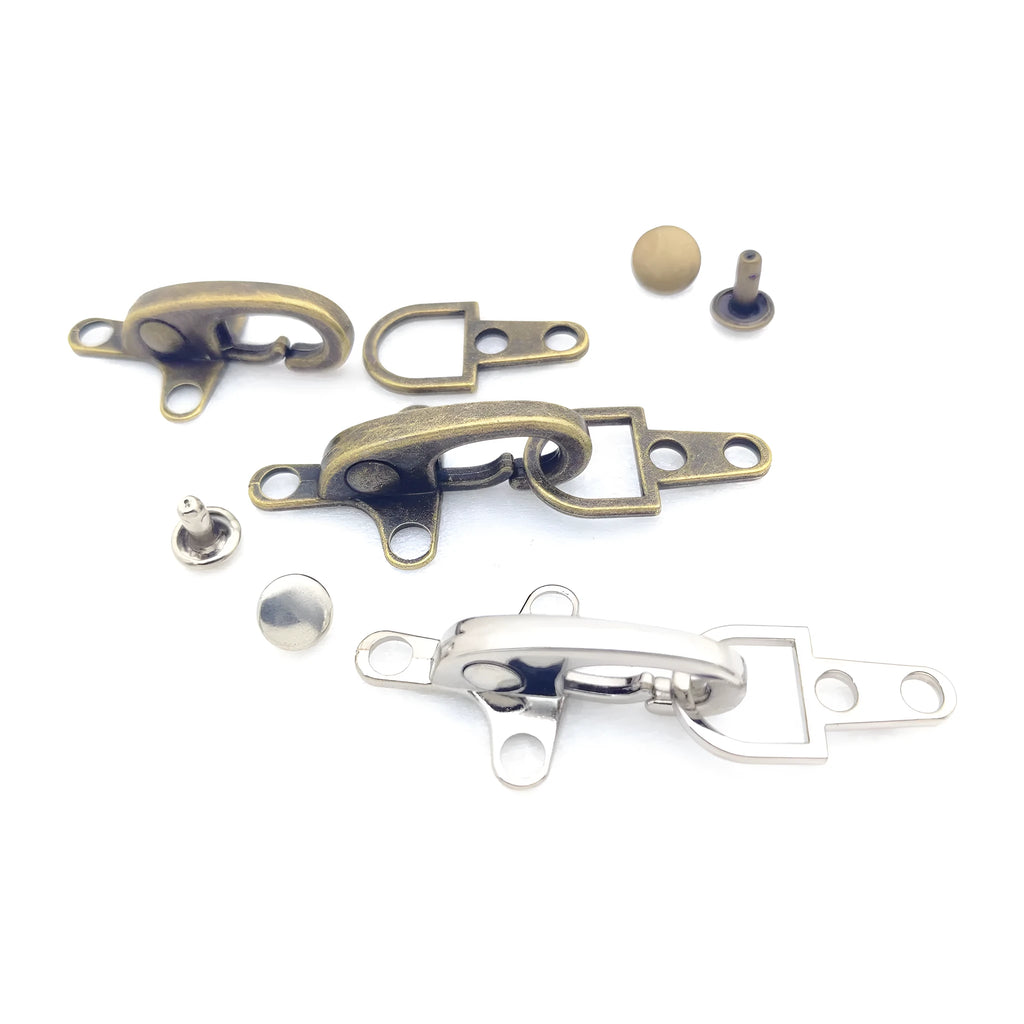 Zinc alloy aircraft buckle in bronze gold gun colour or silver finish for backpack jacket decoration