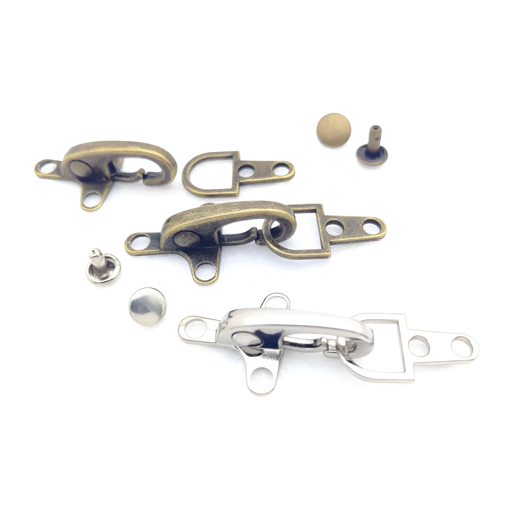Zinc alloy aircraft buckle in bronze gold gun colour or silver finish for backpack jacket decoration