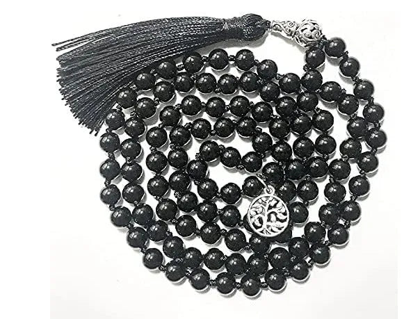 Handmade alloy volcano white turquoise natural stone bracelet with obsidian, lava, and tiger eye beads