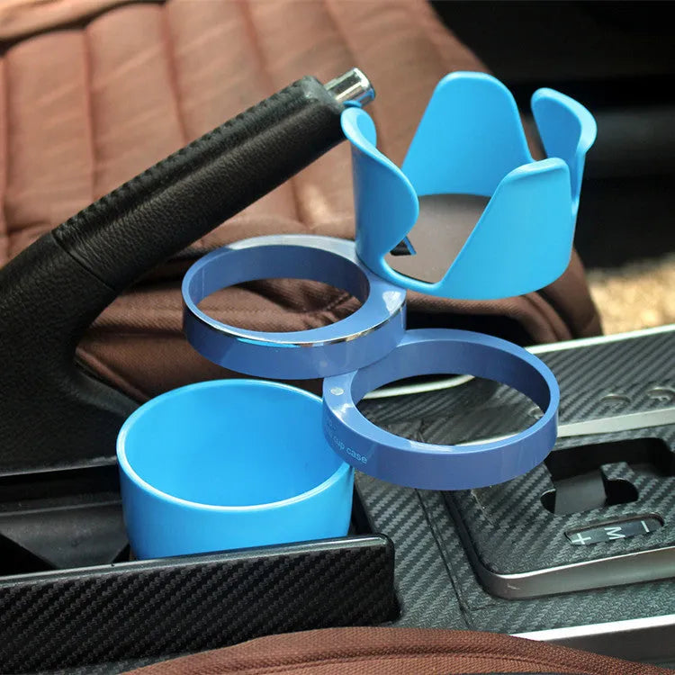 Car multifunction cup holder and phone bracket in five colour options