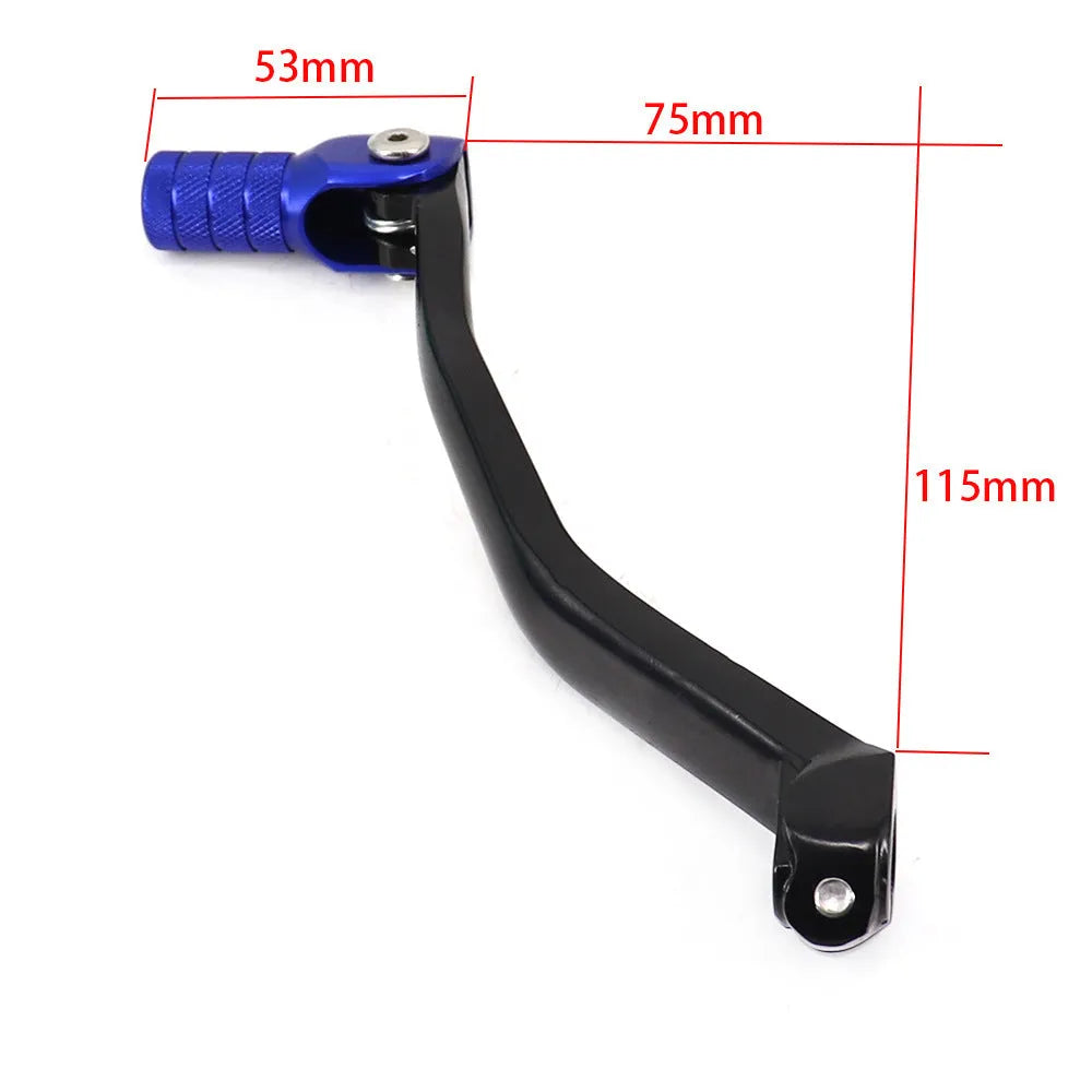 Yamaha YZF variable adjustment gear lever for YZ125 and YZ250 off-road motorcycles