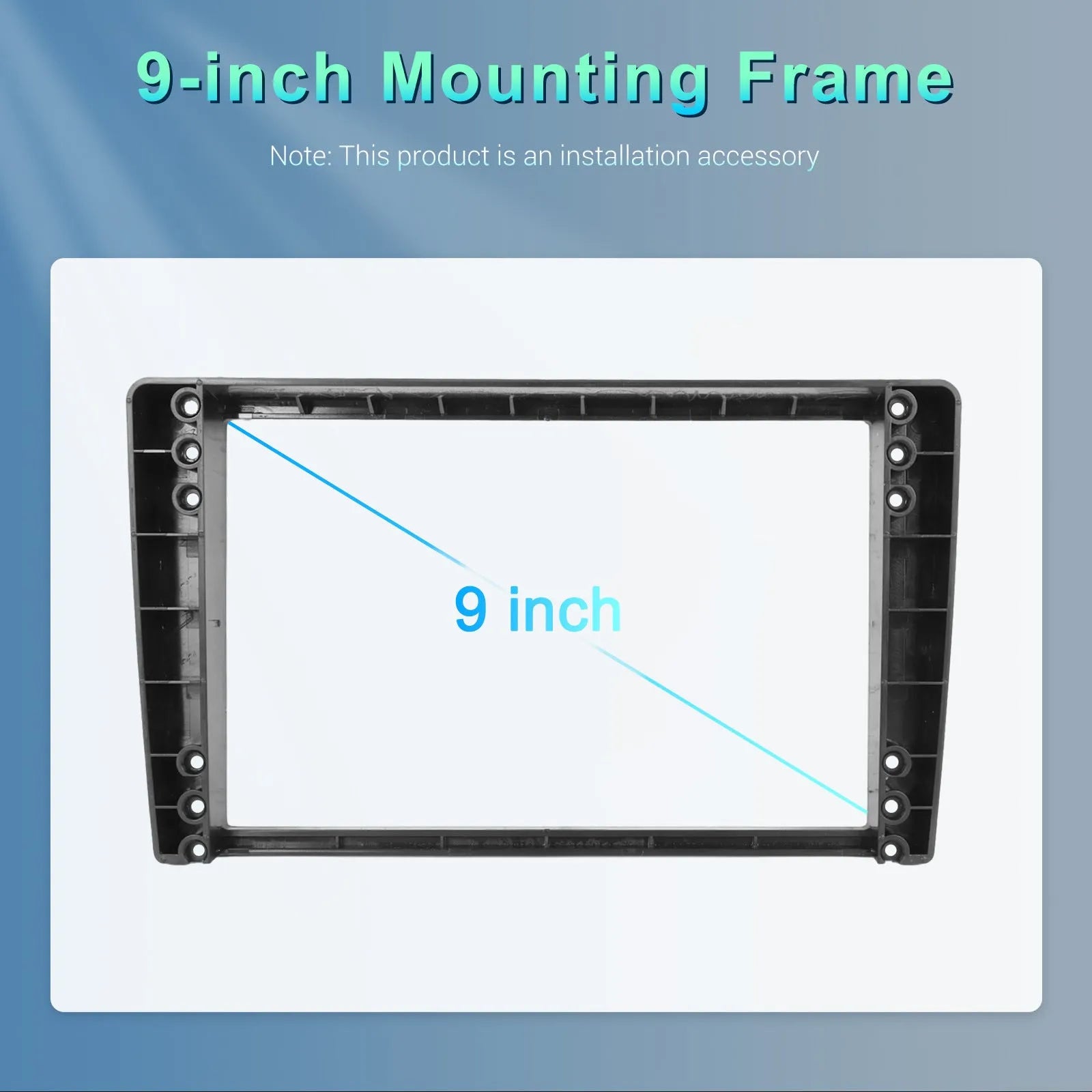 11.8-inch Android car stereo with dual knobs and QLED screen on a dashboard
