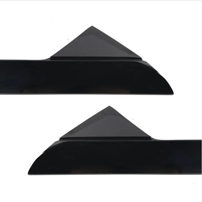 Ford car black front windshield trim panel set with product codes BB5Z-7803144-AA and BB5Z-7803145-AA