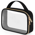 Clear PVC lipstick storage wash bag with detachable chain in multiple colour options