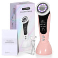 Red and blue light multifunctional portable face lifting device with white body