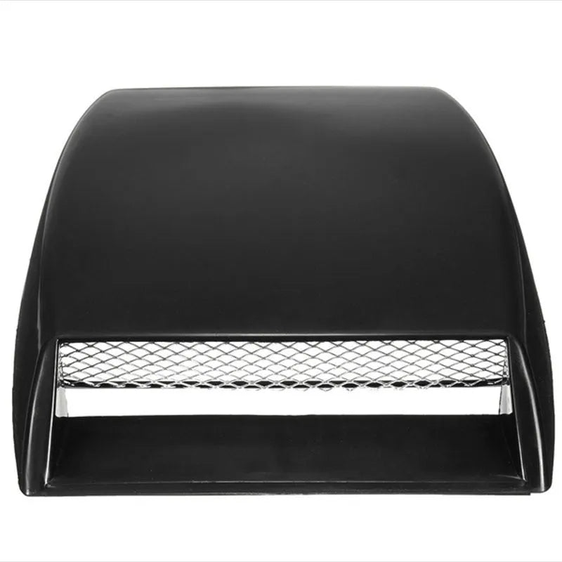Car air vent hood simulation sticker 26x17cm ABS black plain pattern