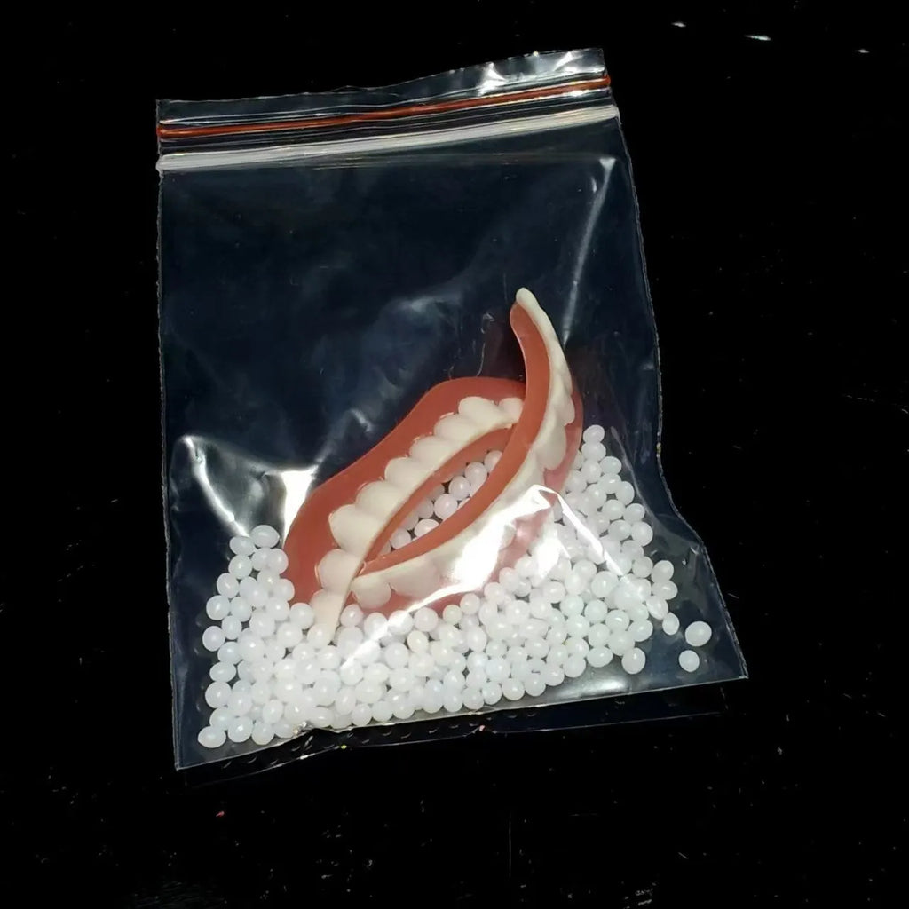 Silicone simulation smile dentures tooth socket dental training model with upper and lower teeth