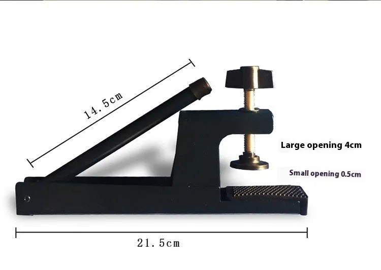 Table tennis ball return frame with universal large clips for indoor open grid tables