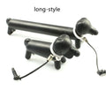 Black dog-shaped touch screen stylus with adjustable length and phone holder stand base