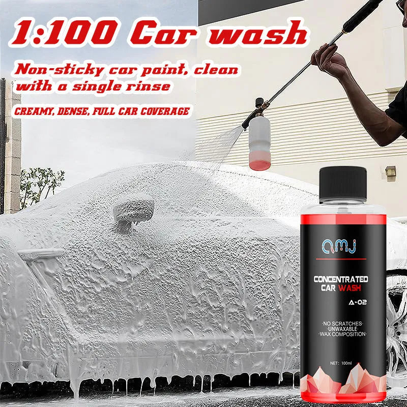 100ml bottle of super concentrated high foam car decontamination and polishing cleaner