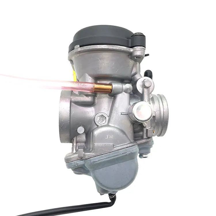 Replacement carburetor for Suzuki EN125 and Diamond Leopard HJ125K-2 motorcycles with manual or wire pull damper.