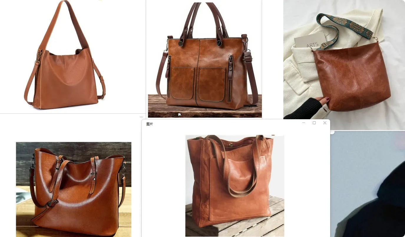 Black polyester ladies shoulder bag with a long adjustable strap and top-zip closure.