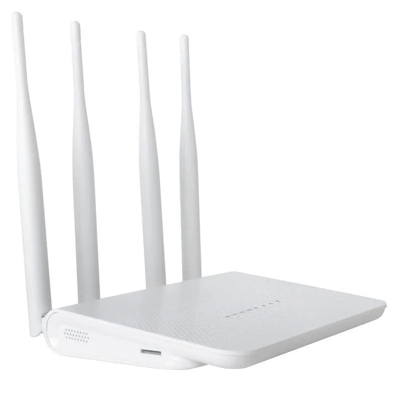 CPE210 4G LTE wireless router in white with EU plug, compact 24.3x14.6x5.5cm