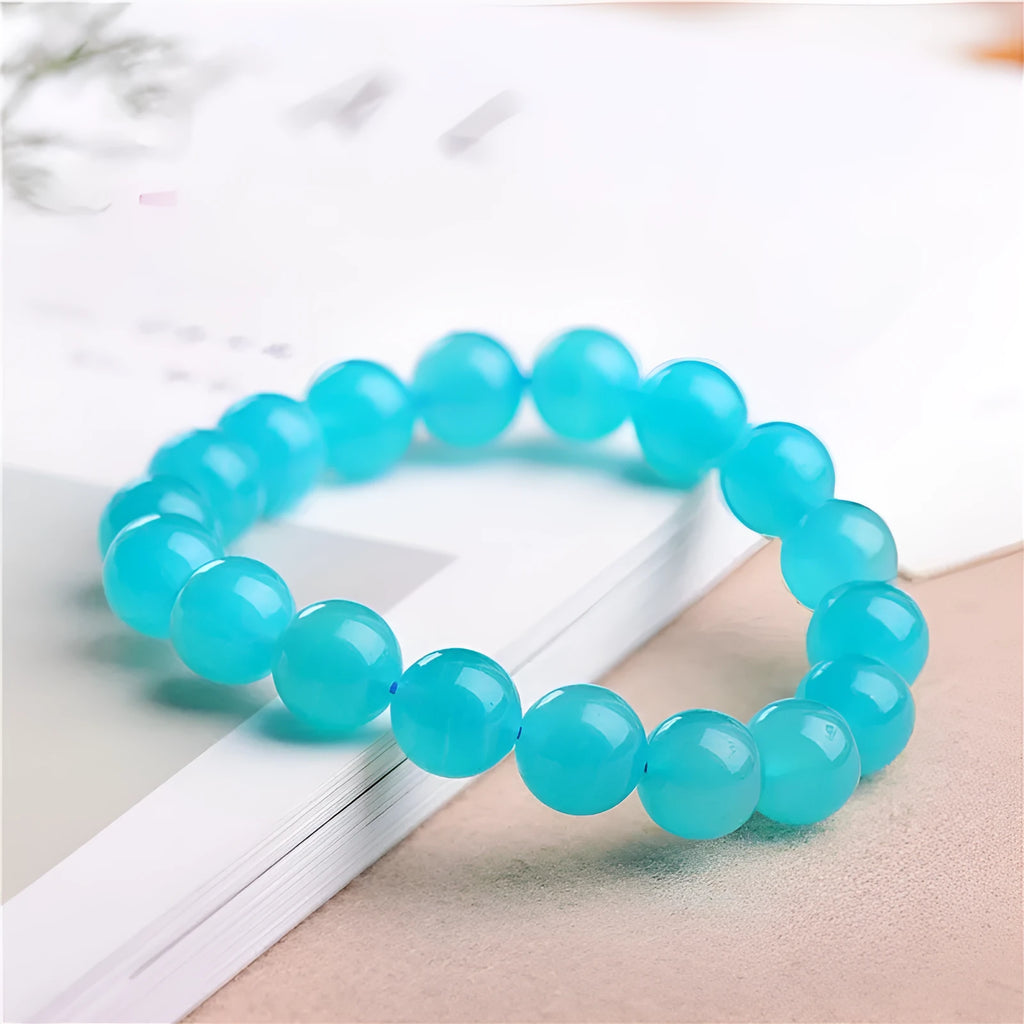 Natural Grade 7A Amazonite scattered beads in ice colours with size variations for jewellery making.