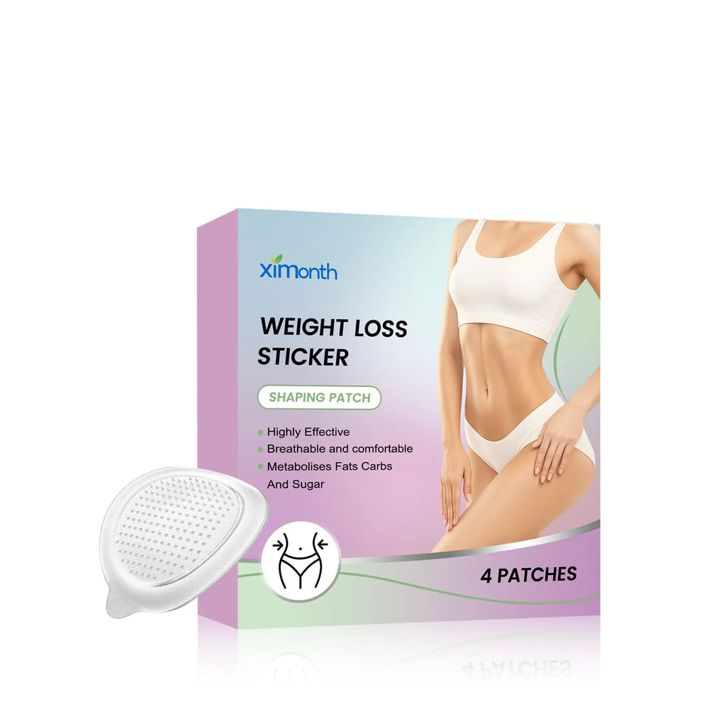 Four microneedle hydrogel body care patches with aloe and mint extracts in individual packaging