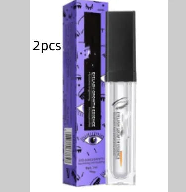 Eyelash nourishing liquid in black 7ml bottle for dense lash growth