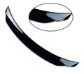 Bright black Mazda 3 tail trim for 2014-2021 models with large fixed wind surround design