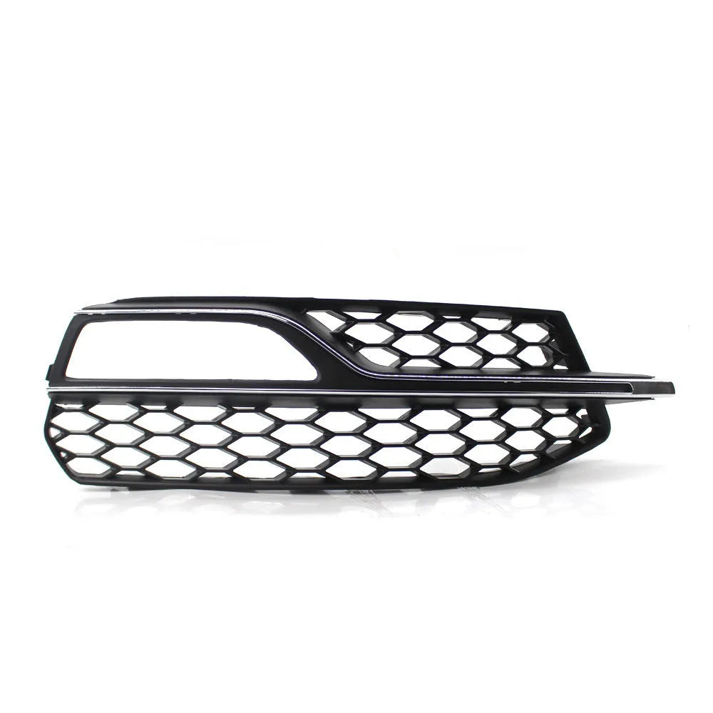 Black ABS fog lamp grille for Audi A3 S3 front bumper, 2013-2016 model years