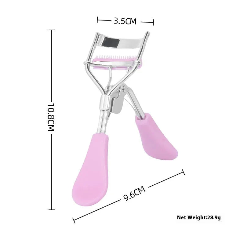 A4 with comb eyelash curler in black ribbon comb colour made from carbon steel and ABS