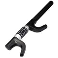 Car anti-theft steering wheel U-lock with password combination in black, blue, and red colours