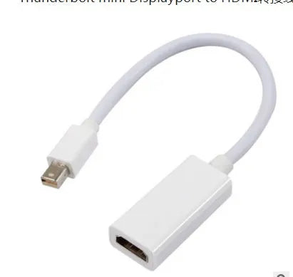 24 cm Mini DisplayPort to HDMI adapter cable with male Mini DP and female HDMI connectors