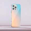 Glossy colour-changing iPhone protective case shown on an iPhone, highlighting chameleon finish and magnetic compatibility