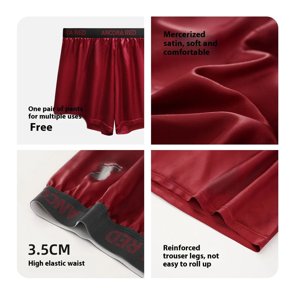 Men's solid colour polyester boxer briefs on a mid waist, shown in multiple colour options.