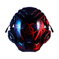 Black Bioweapon full face prop mask CYBER04 model showing helmet design